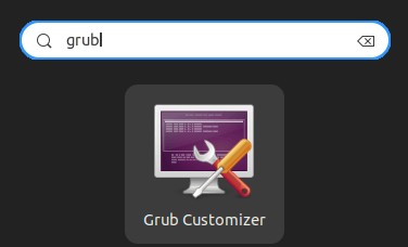 Grub Customizer in Ubuntu 22.04 e Linux Mint 21